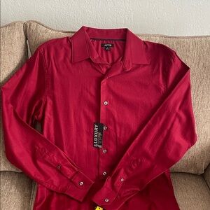 Apt. 9 Men's Bold Crimson Dress Shirt